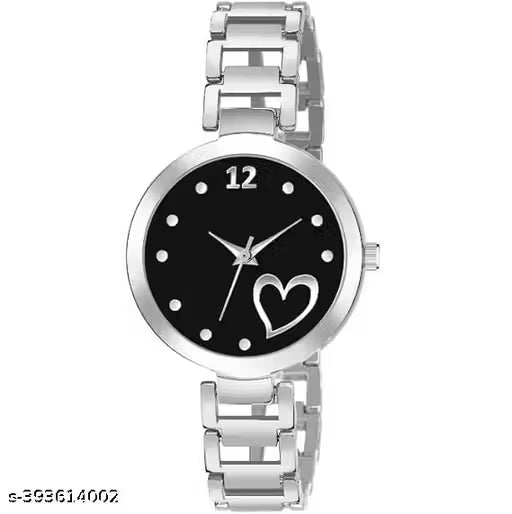 Beautiful Heart Designer Analog Watches for Women & Girls โ Pack of 2