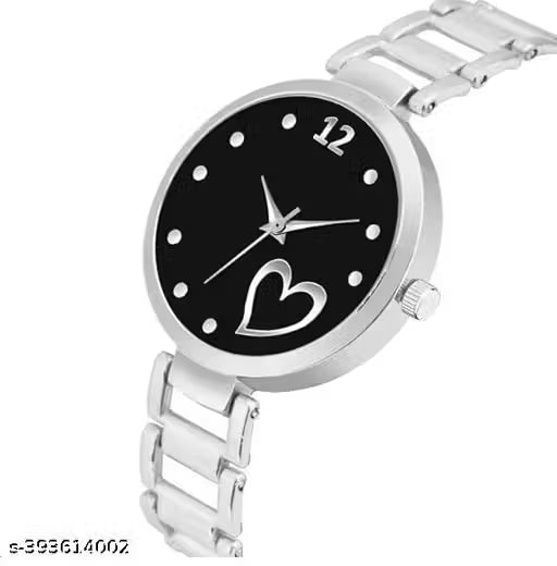 Beautiful Heart Designer Analog Watches for Women & Girls — Pack of 2